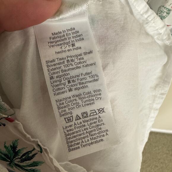 J Crew Postcard Vacation Button Up Belted Midi Dress US Women's 8 - Picture 6 of 7